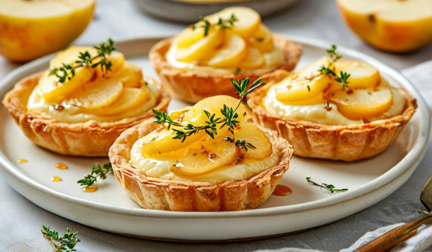 Тарталетки с камамбером