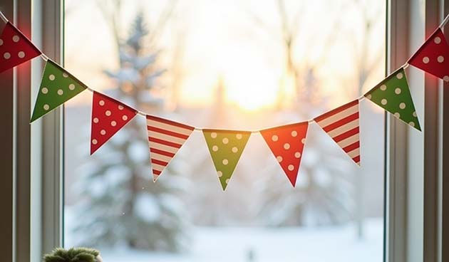 Картинки, фото новогодних гирлянд для вдохновения