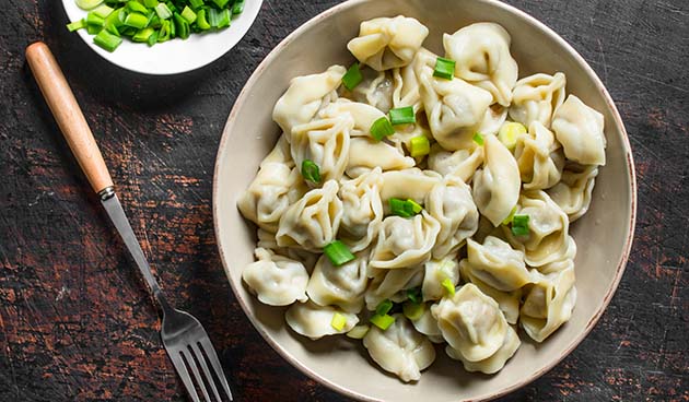 Картофельно-мясные ленивые вареники