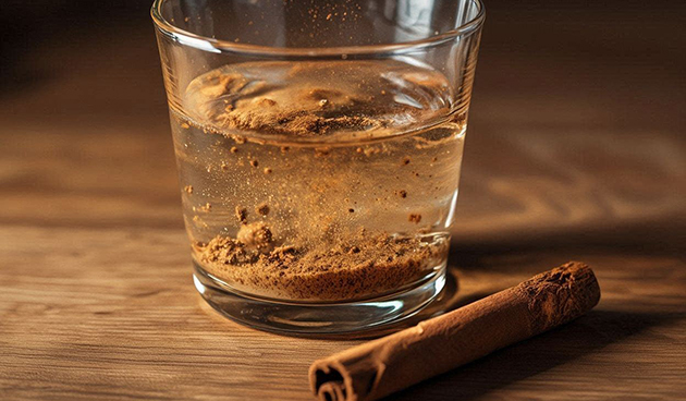 Корица с водой