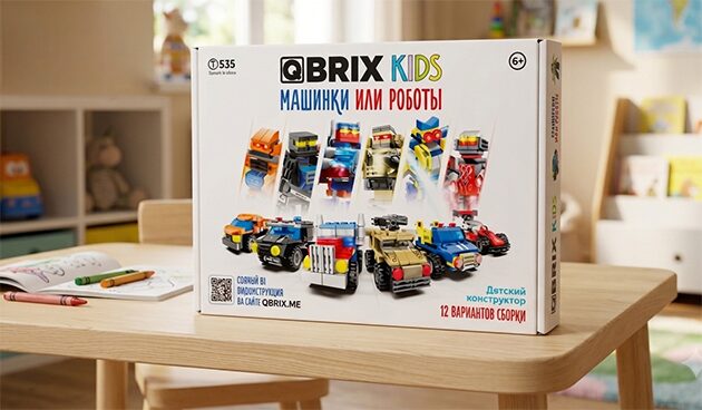 «Машинки и роботы» — QBRIX Kids