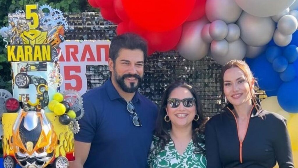 Бурак Озчивит и Фахрие Эвджен роскошно отметили день рождения старшего сына