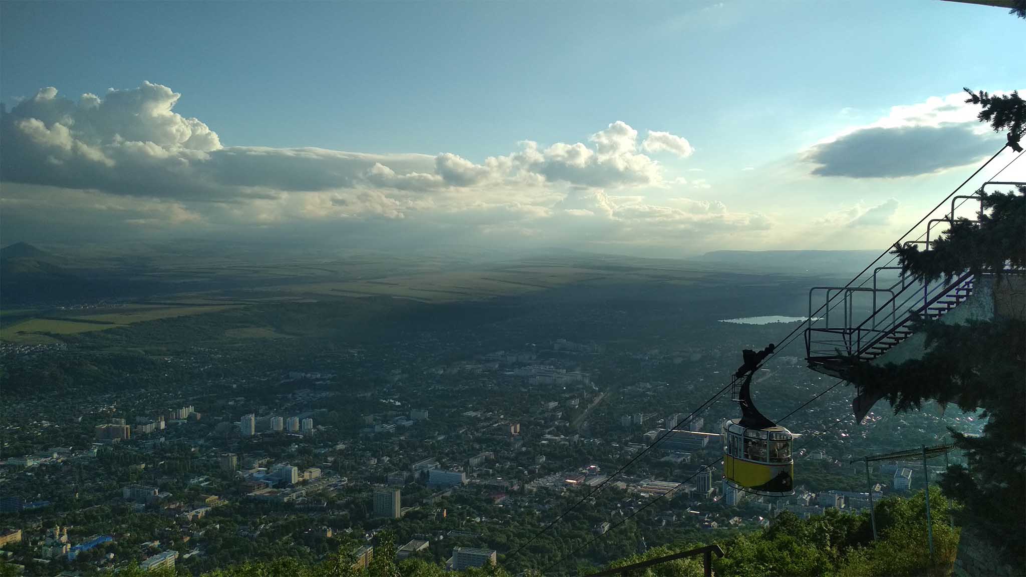 kanatnaya doroga na goru mashuk pyatigorsk vidy panorama