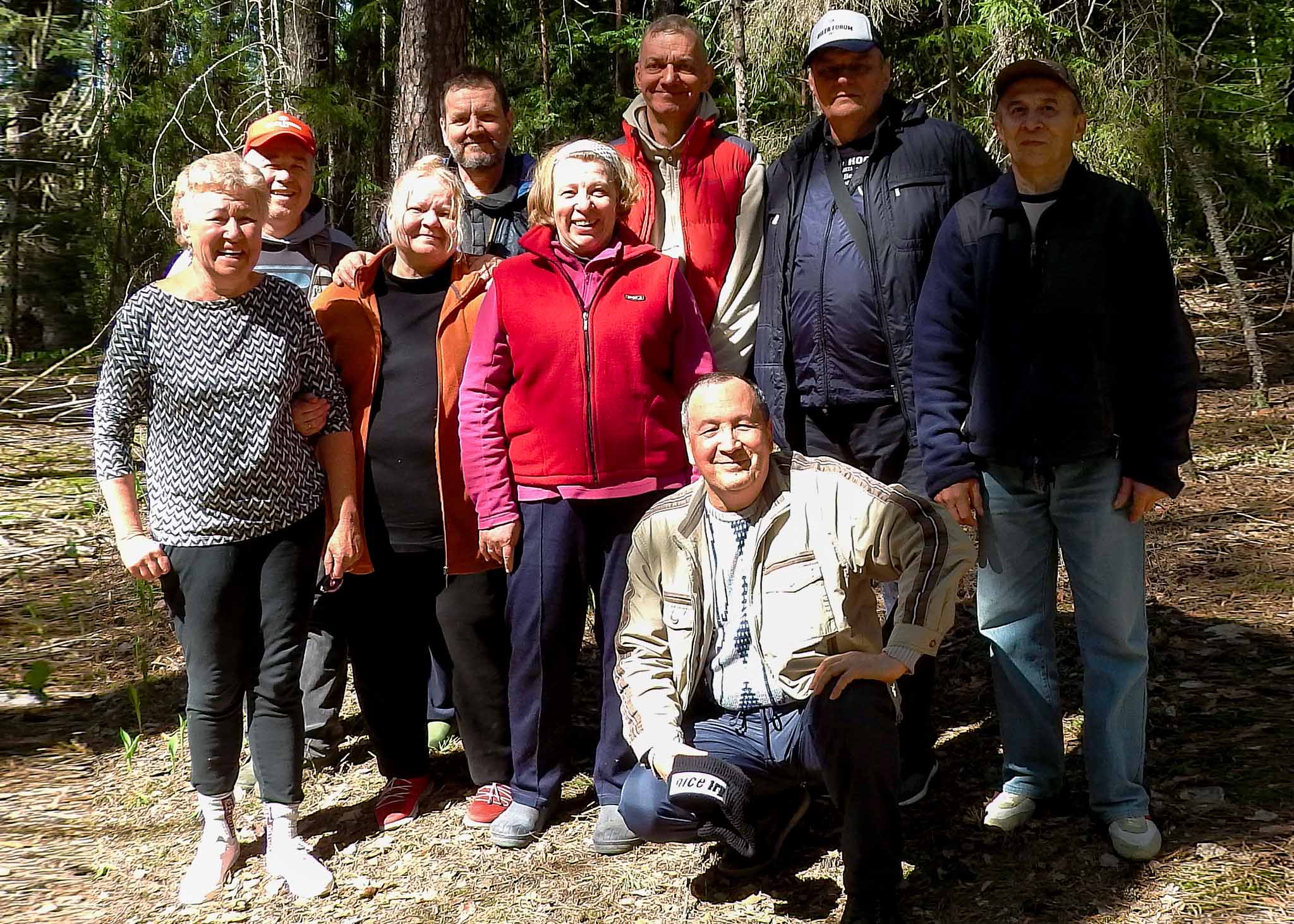 Встреча с друзьями в марийских лесах