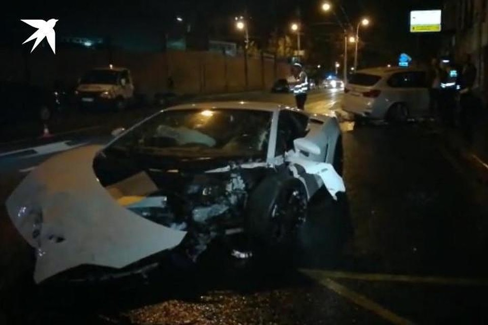 Последствия аварии на Большой Грузинской улице в Москве Последствия аварии на Большой Грузинской улице в Москве
