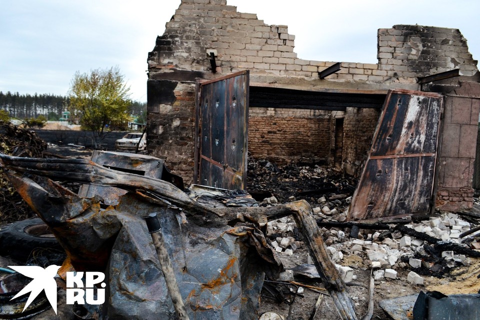 Последствия пожаров в Новоподклетном.