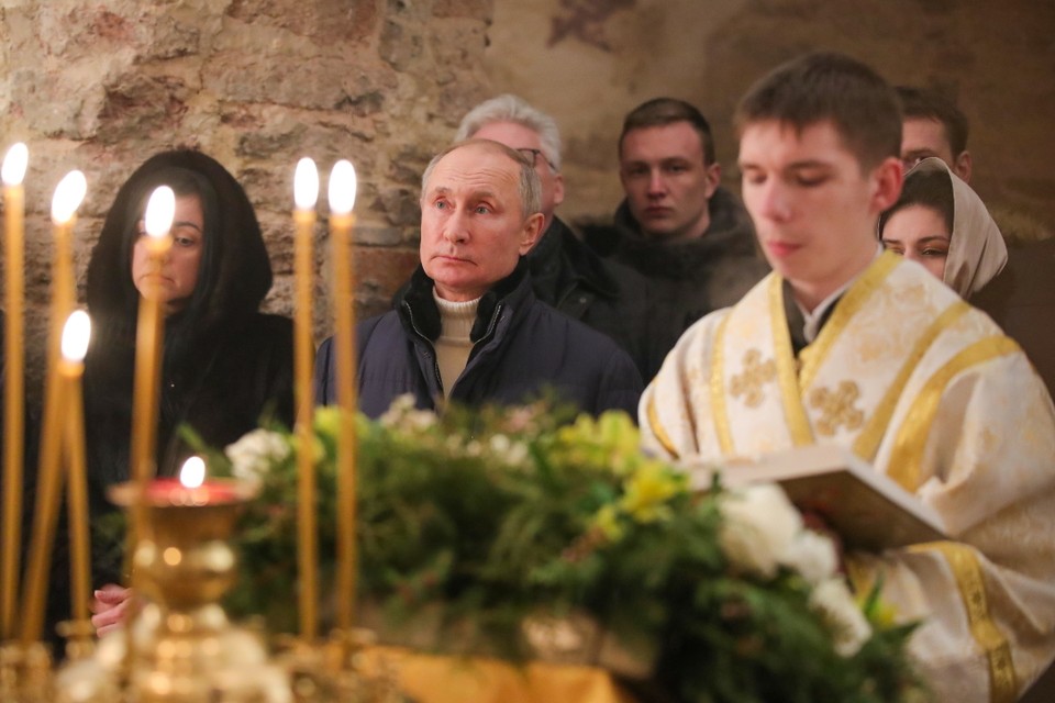 Владимир Путин встретил Рождество в Новгородской области