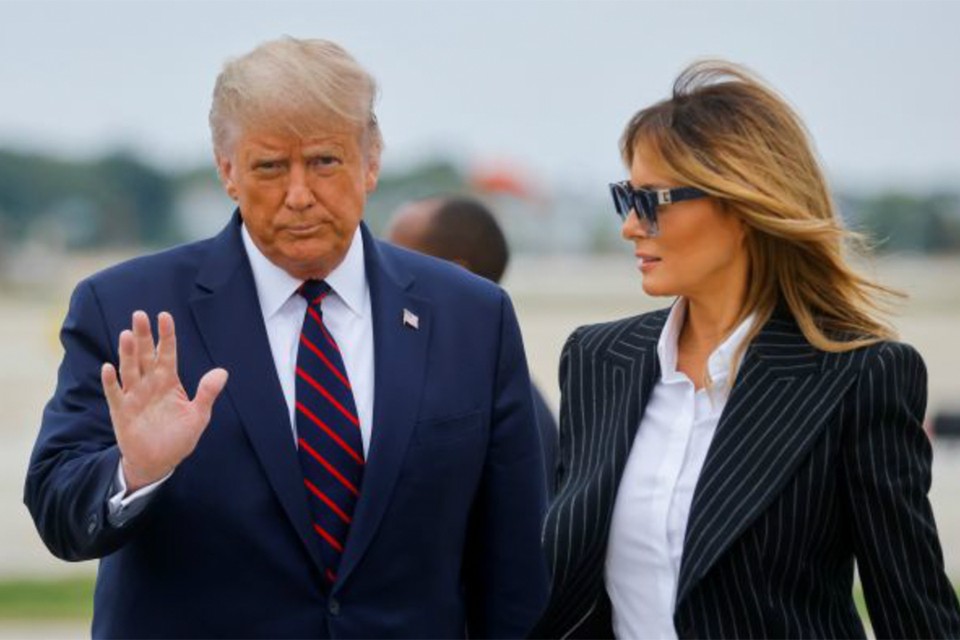 Говорят, Мелания готова уйти от Дональда в тот же день, когда закончится его президентство. Фото: Carlos BARRIA/REUTERS