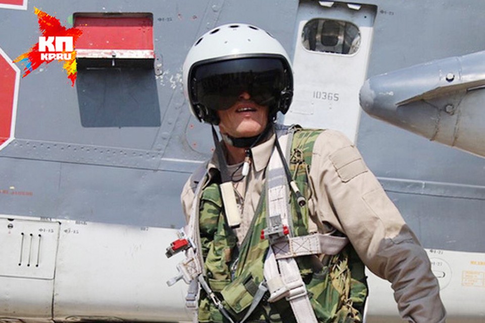 Первое фото российского пилота в Сирии