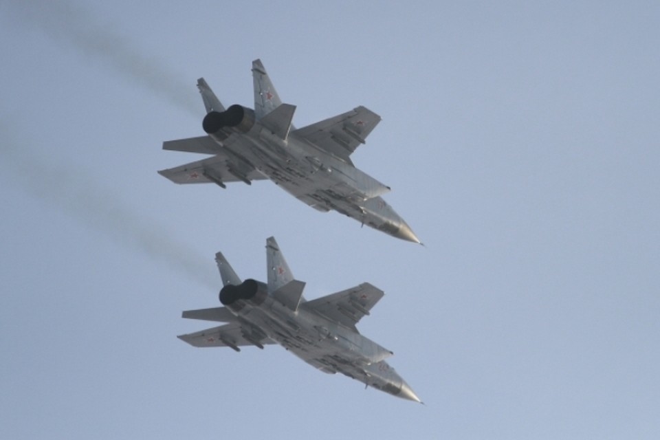 МиГ-31 в небе.