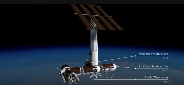 В перспективе отель и дополнительные пристройки к нему образуют самостоятельную космическую станцию.