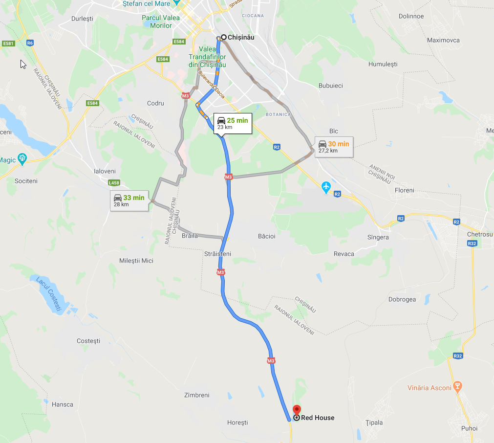 Как добраться в Базу отдыха La Horești