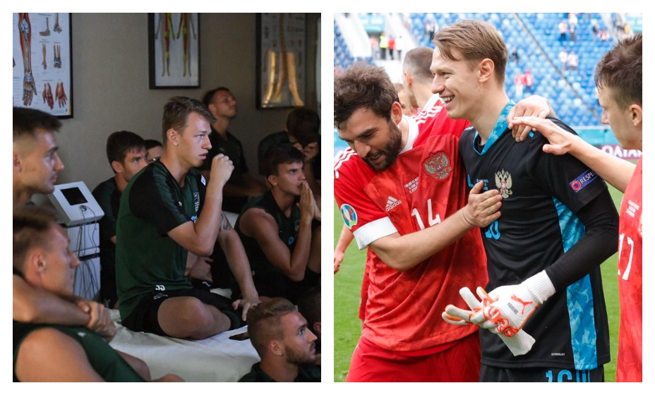 «Краснодар» вспомнил, как Матвей Сафонов поддерживал сборную на ЧМ-2018. Фото: Twitter FC Krasnodar