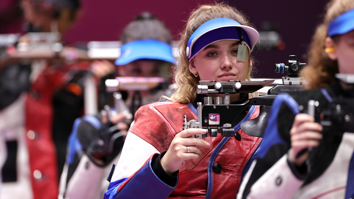 Анастасия Галашина - серебряный призер Олимпиады в Токио. Фото: REUTERS