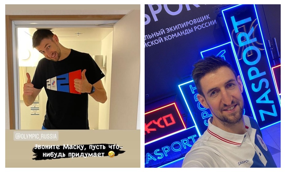 Российский волейболист Артем Вольвич прибыл в Олимпийскую деревню и уже шутит над размером номера. Фото: Instagram artemvolvich