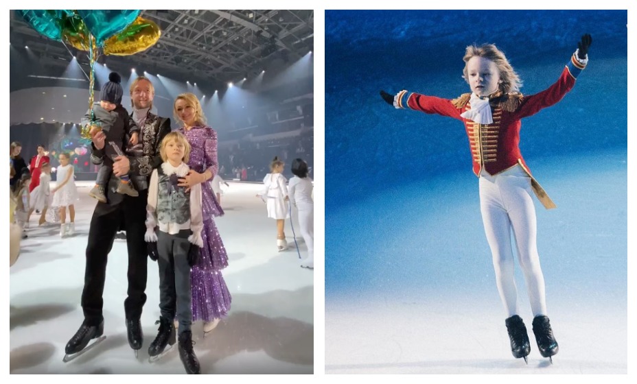 Александр и Евгений Плющенко порадовали Яну Рудковскую на ее день рождения премьерой «Щелкунчика». Фото: Instagram