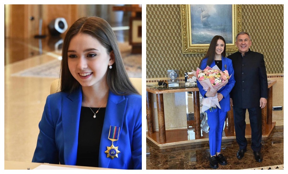 Камила Валиева получила орден «Дружбы». Фото: соцсети Камилы Валиевой
