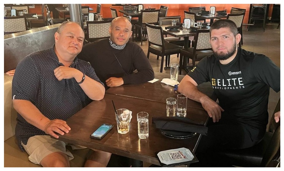 Хабиб Нурмагомедов встретился с главой Bellator. Фото: Соцсети Хабиба Нурмагомедова