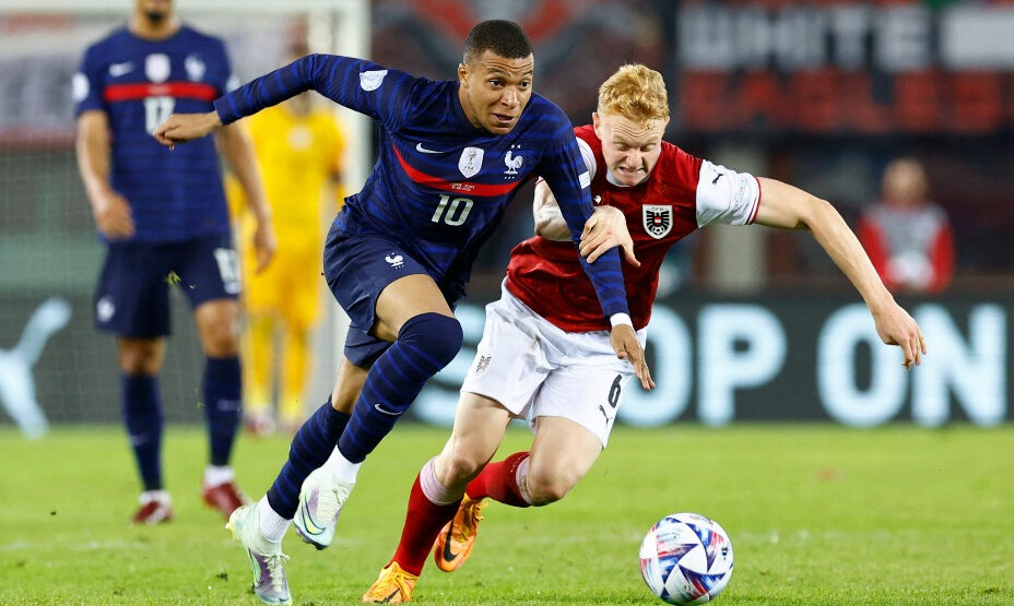 Мбаппе, Франция - Австрия