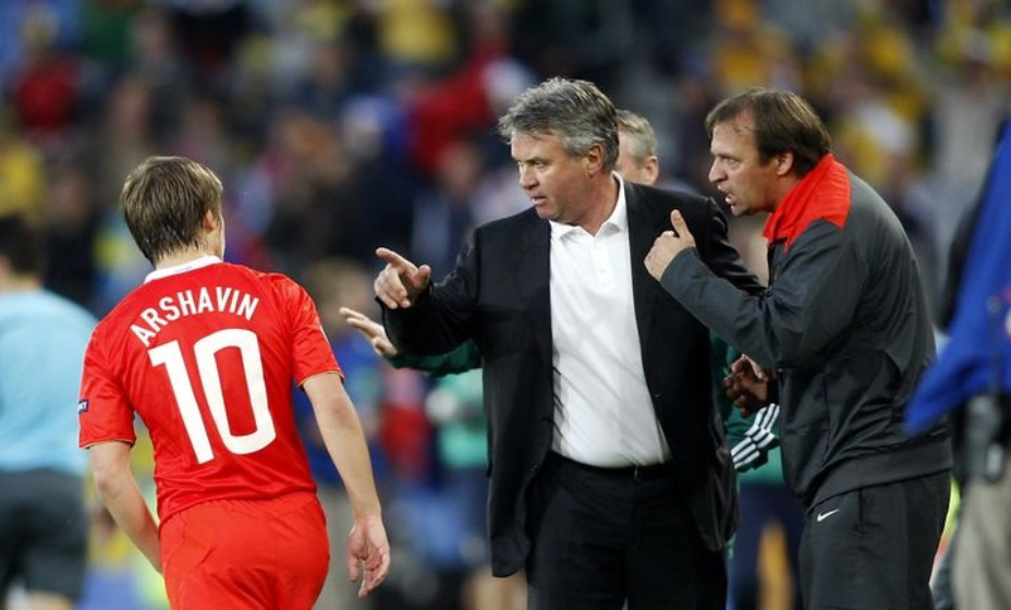 Дуэт Бородюк - Хиддинк вошел в историю российского футбола. Фото: Global Look Press 