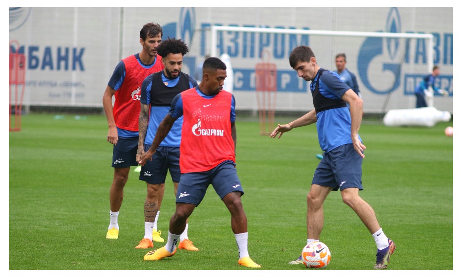 «Зенит» усердно готовится к матчу с турками. Фото: соцсети ФК «Зенит»