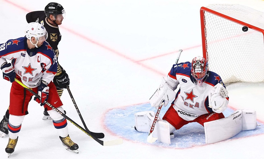 ЦСКА со счетом 2:3 проиграл «Адмиралу» в гостевом матче КХЛ. Фото: ХК ЦСКА