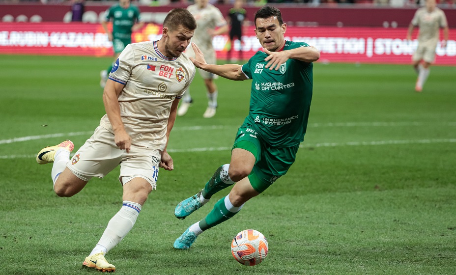 ЦСКА и «Рубин» огласили стартовые составы на матч Кубка России. Фото: Global Look Press