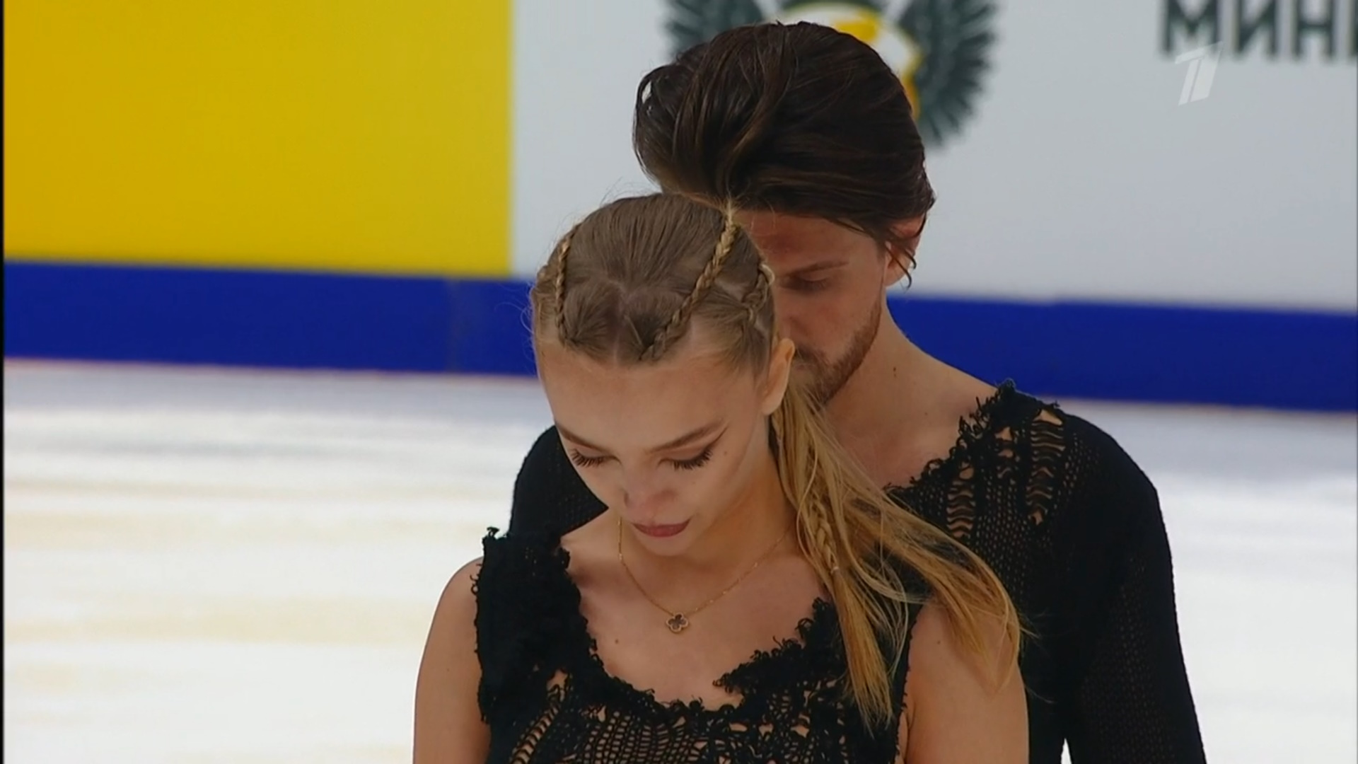 Александра Степанова и Иван Букин. Фото: стоп-кадр прямого эфира