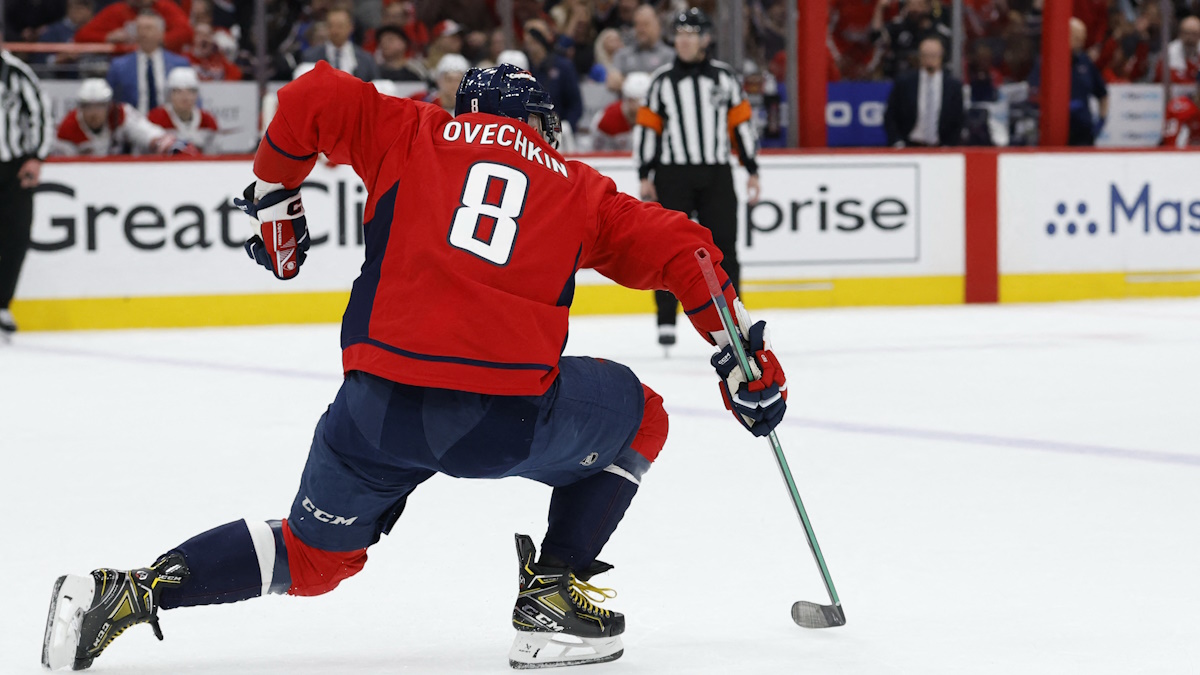 13 июля в Москве будут чествовать рекордсмена НХЛ Александра Овечкина. Фото: REUTERS