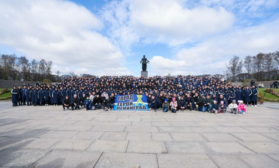 «Зенит» почтил память жертв Великой Отечественной войны. Фото: ФК «Зенит»