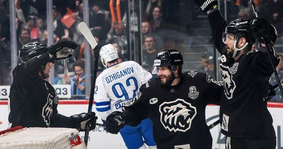 «Трактор» ведет в серии с «Динамо». Фото: Соцсети ХК «Трактор»