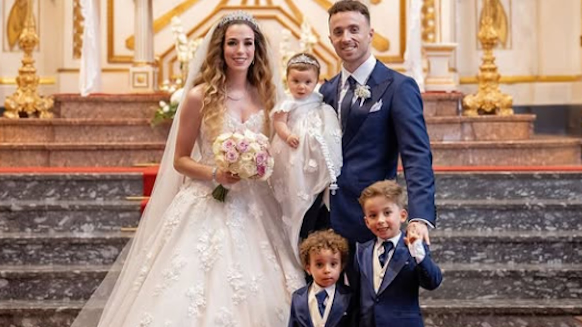 Диого Жота в июне сыграл свадьбу. Фото: соцсети футболиста