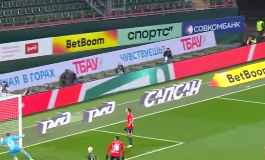 Гол Воробьева войдет в историю. Фото: снимок трансляция Матч ТВ