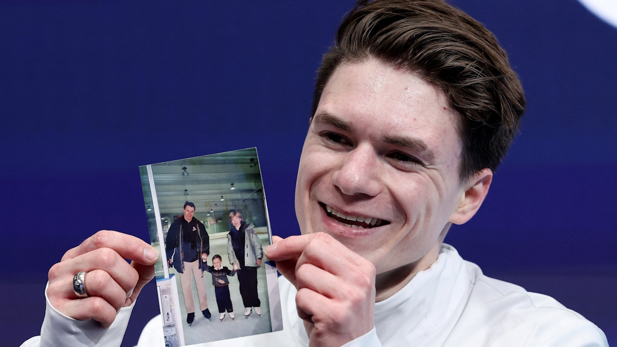 Максим Наумов на Олимпиаде-2026. Фото: REUTERS