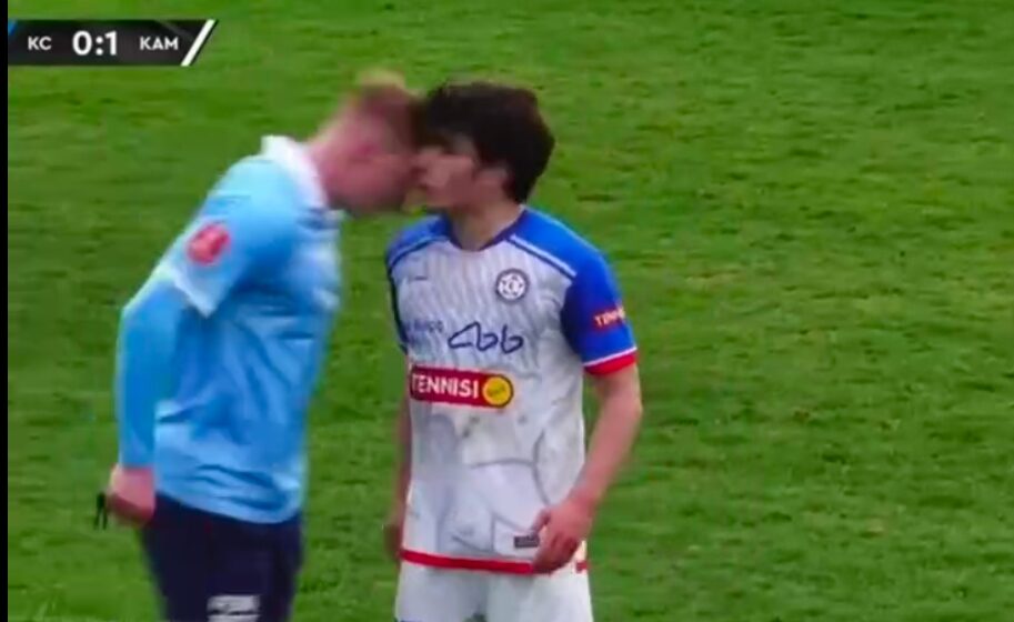 Игроки «Крыльев Советов» спровоцировали драку с «КАМАЗом» Фото: скриншот трансляции