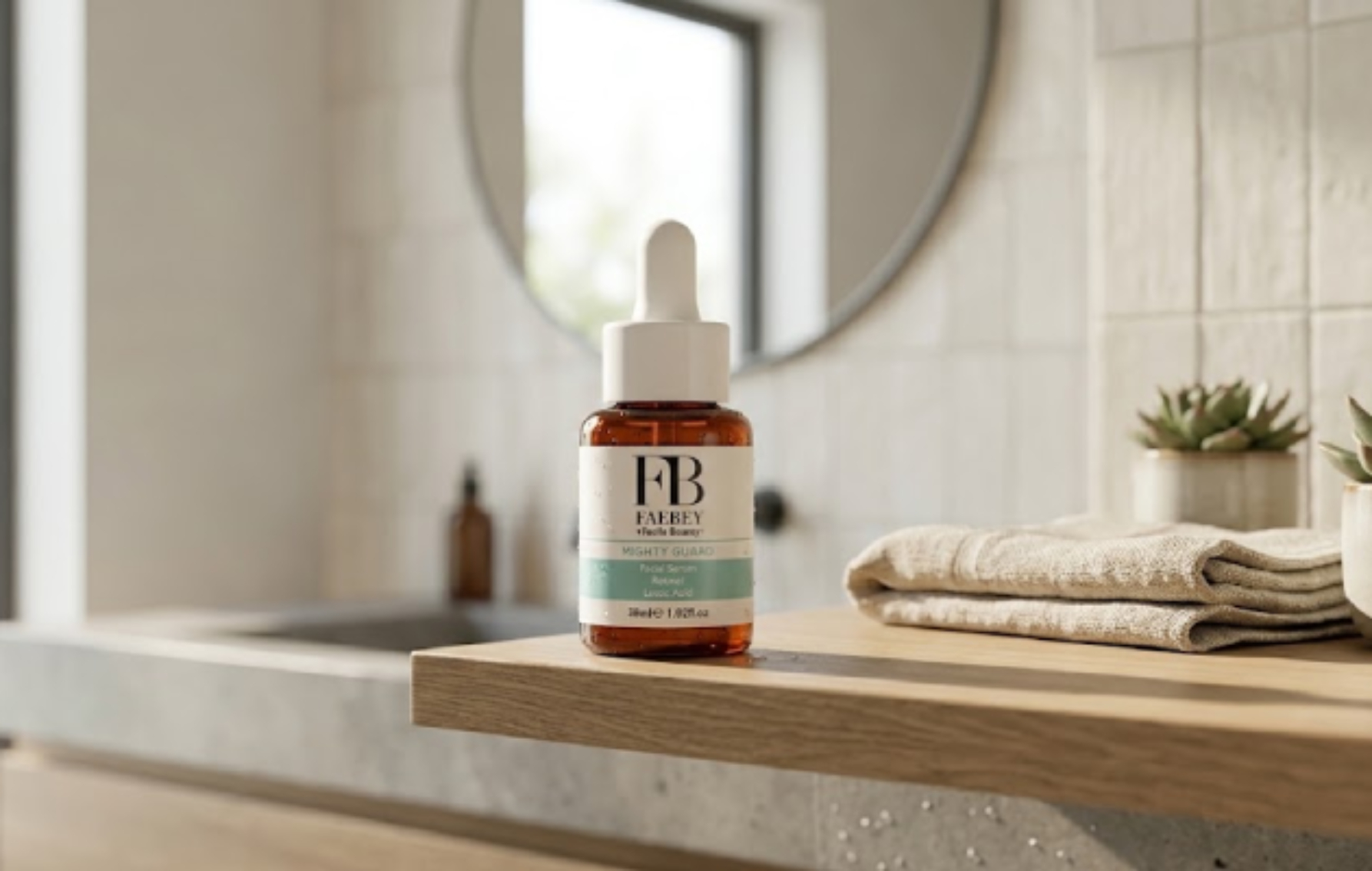 FAEBEY Mighty Guard Serum Retinol + Lactic Acid