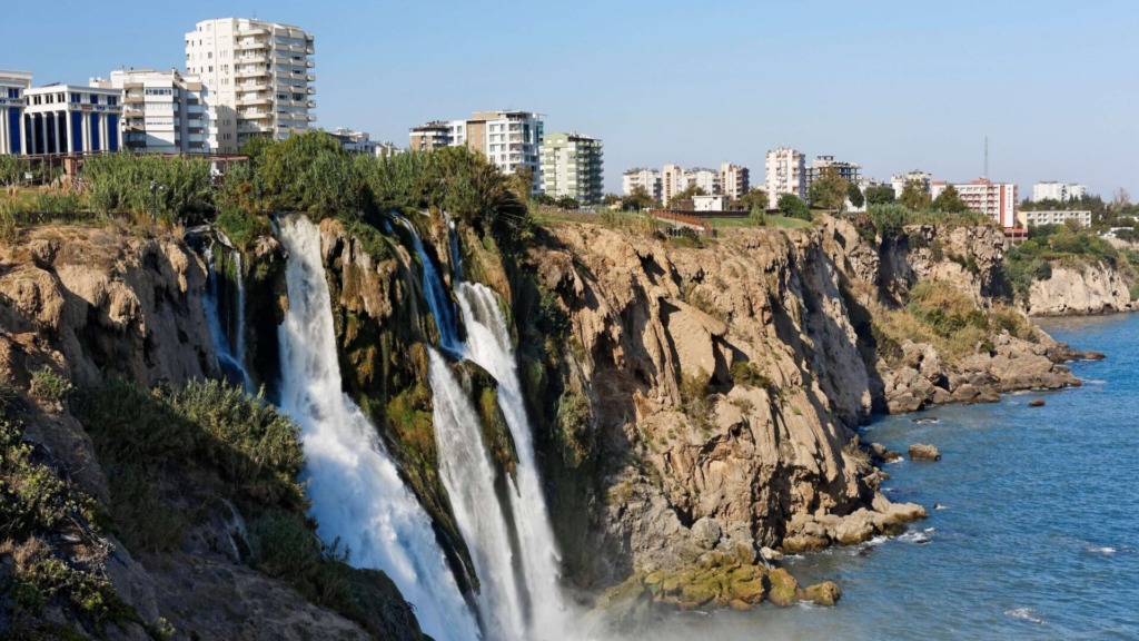Водопад Нижний Дюден, Анталья.